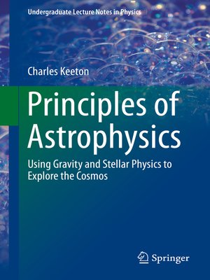 cover image of Principles of Astrophysics